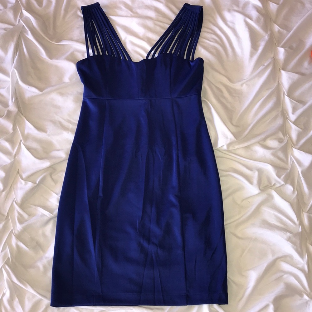 Royal blue dress